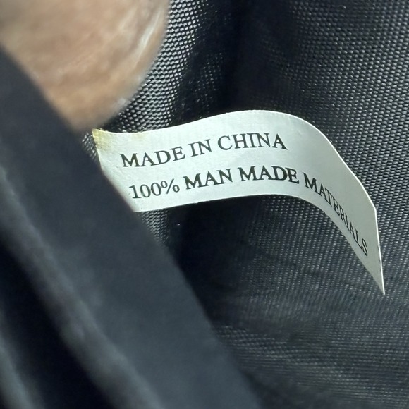 Coldwater Creek Leather Bag Woven Computer Laptop Tote Office Work ManMade 16x12 - Picture 11 of 13